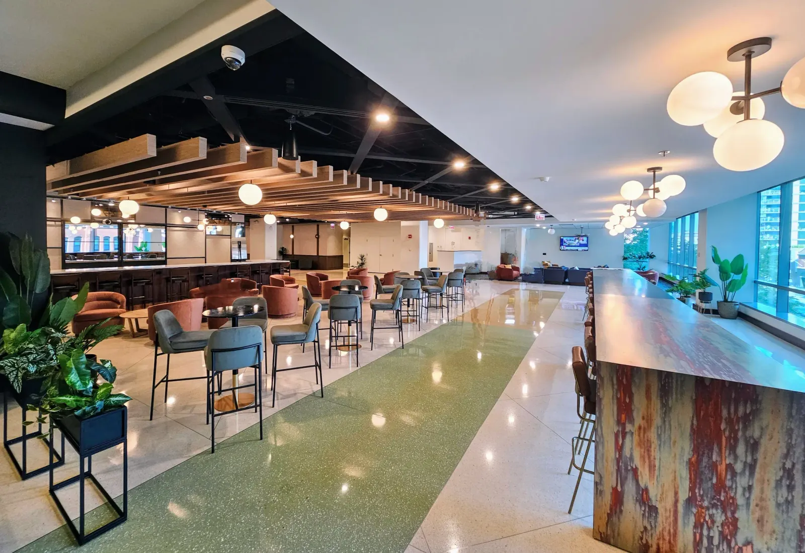 The North Bar inside The Landing event space